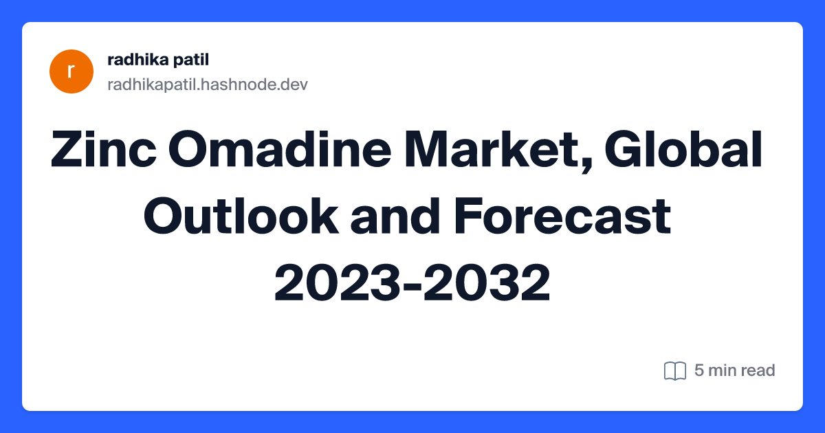 Zinc Omadine Market, Global Outlook and Forecast 2023-2032
